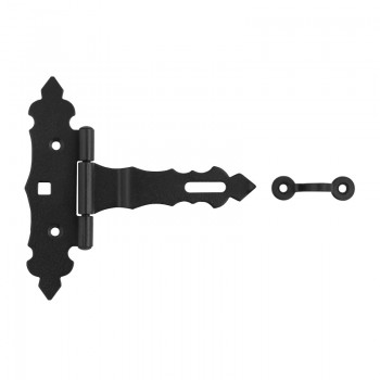 Dekorativ Kreuzgehänge Scharniere Ladenband Schwarz - ZBZ DMX - 1