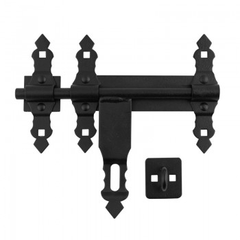 Dekorativ Riegel Bolzenriegel Schlossriegel Schwarz - WCZ DMX - 1