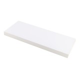 Regalbrett Wandregal Schweberegal - FSG, 79,5x23,5 cm - weiß hochglanz Velano - 5