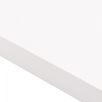 Regalbrett Wandregal Schweberegal - FSG, 118x23,5 cm - weiß hochglanz Velano - 6