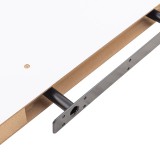 Regalbrett Wandregal Schweberegal - FSG, 118x23,5 cm - weiß hochglanz Velano - 7