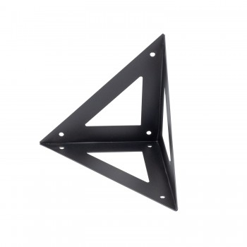 Regalhalter Regalträger Konsole LOFT Schwarz 120x120 - WOL 1 Velano - 1