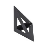 Regalhalter Regalträger Konsole LOFT Schwarz 120x120 - WOL 1 Velano - 2