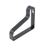 Regalhalter Regalträger Konsole LOFT Schwarz 120x105 - WOL 2 Velano - 1