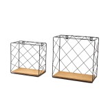 Loft Wandregal Komplettset Metallregal Hängeregal - FWL 2 Velano - 2