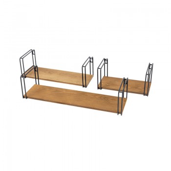 Loft Wandregal Komplettset Metallregal Hängeregal - FBL 4 Velano - 1