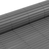 Sichtschutzmatte Sichtschutzzaun Windschutz Anthrazit - PVC 100 cm - GMP Grindi - 2