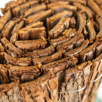 Rindenmatte Sichtschutzzaun Windschutz - Rinde 100 cm - GMK Grindi - 7