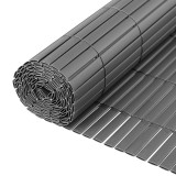 Sichtschutzmatte Sichtschutzzaun Windschutz Anthrazit - PVC 180 cm - GMP Grindi - 1