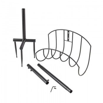 Gartenschlauchhalter Schlauchhalter Freistehend Schwarz - PGH 2 Grindi - 2