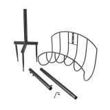 Gartenschlauchhalter Schlauchhalter Freistehend Schwarz - PGH 2 Grindi - 2