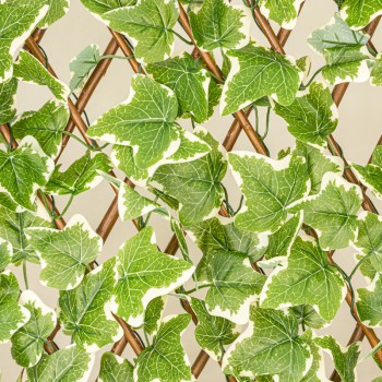 Künstliche Efeu-Hecke Sichtschutzzaun Künstliche Blätter 0,9x1,8m - GMLW 2 Grindi - 2