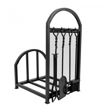 Kaminholzregal Kaminholzständer Holzaufbewahrung 42x37x68 - Druri Grindi - 1