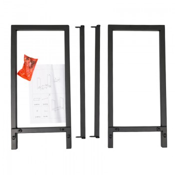 Kaminholzregal Kaminholzständer Holzaufbewahrung 61x30x61 - Kayu Grindi - 6