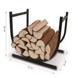 Kaminholzregal Kaminholzständer Holzaufbewahrung 51x36x46 - Bois Grindi - 7