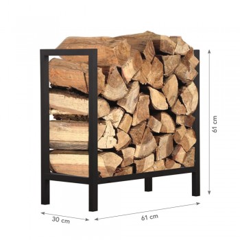 Kaminholzregal Kaminholzständer Holzaufbewahrung 61x30x61 - Kayu Grindi - 7