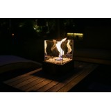 Freistehender rechteckiger Biokamin - 25x21x28 Apo Esschert Design - 3