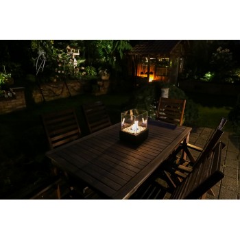 Freistehender rechteckiger Biokamin - 25x21x28 Apo Esschert Design - 4