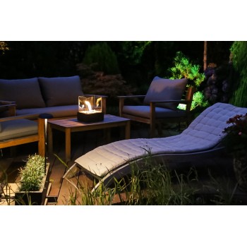 Freistehender rechteckiger Biokamin - 25x21x28 Apo Esschert Design - 6