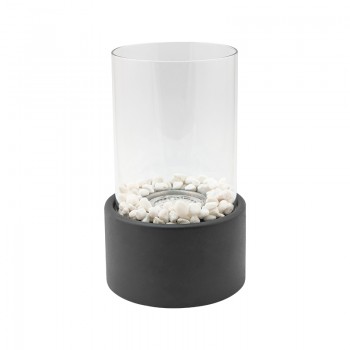 Freistehender rechteckiger Biokamin - 16x16x27 Semeru Esschert Design - 2