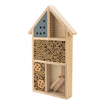 Insektenhotel Bienenhotel Insektenhaus zum Aufhängen 21x4x35 - DMK 1 Grindi - 2