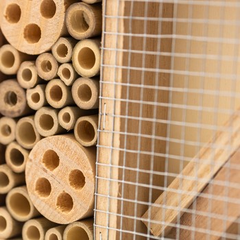 Insektenhotel Bienenhotel Insektenhaus zum Aufhängen 21x4x35 - DMK 1 Grindi - 5