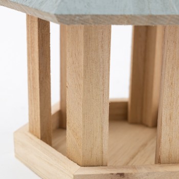 Vogelfutterhaus Vogelhäuschen Vogelhaus 20X15X17 - KRM 1 Grindi - 3