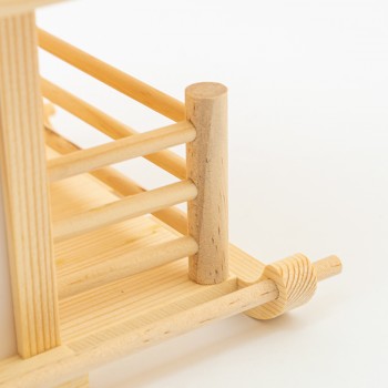 Vogelfutterhaus Vogelhäuschen Vogelhaus  29x17x18 - KRM 4 Grindi - 7