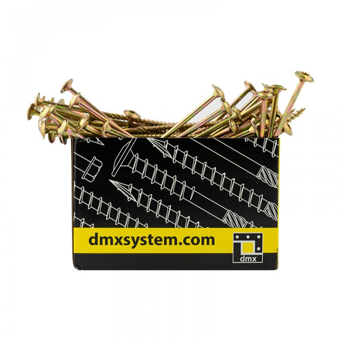Holzbauschrauben mit Tellerkopf CT - 5mm TORX - Zink galvanisiert DMX - 7
