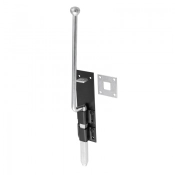 Bolzenriegel Torriegel Schlossriegel für Tor - WRZ Schwarz DMX - 3