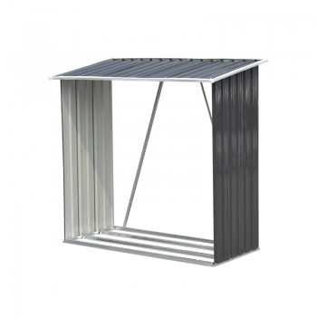 Kaminholzregal Kaminholzständer Holzaufbewahrung 163x83x154 - Kai I Grindi - 1