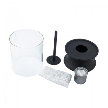 Freistehender rechteckiger Biokamin - 20x20x30 Marapi Esschert Design - 6