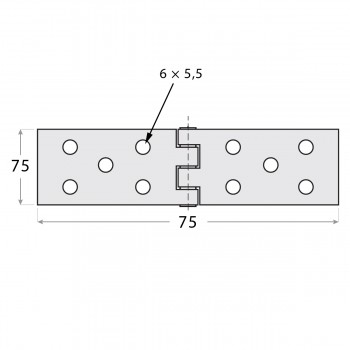 Scharniere Türscharnier Möbelscharniere - Z - 2 stk. DMX - 2