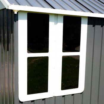 Gerätehaus Geräteschuppen Gartenhaus aus Metall - Betula - 172x259x229 Grindi - 5