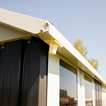 Gerätehaus Geräteschuppen Gartenhaus aus Metall - Betula - 172x259x229 Grindi - 6