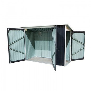 Gerätehaus Geräteschuppen Gartenhaus aus Metall - Cornus - 112x243x176 Grindi - 4