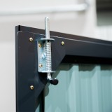 Gerätehaus Geräteschuppen Gartenhaus aus Metall - Cornus - 112x243x176 Grindi - 5