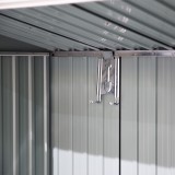 Gerätehaus Geräteschuppen Gartenhaus aus Metall - Cornus - 112x243x176 Grindi - 7