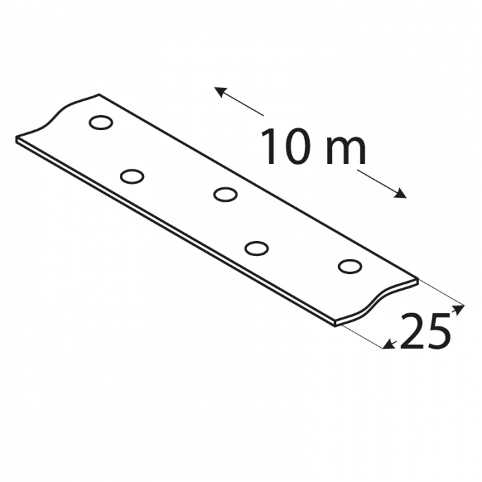 TM 1  - LOCHBAND MONTAGEBAND 25mm DMX - 2