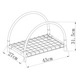 Mini Foliengewächshaus Treibhaus Pflanzenhaus - auf dem Balkon - Lotus I 43x27x31 Grindi - 8