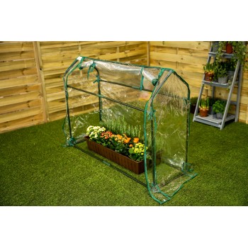 Tomaten Foliengewächshaus Treibhaus Pflanzenhaus - 124x42x92 - Aster V Grindi - 2