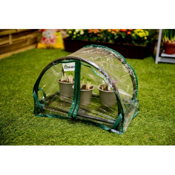 Mini Foliengewächshaus Treibhaus Pflanzenhaus - auf dem Balkon - Lotus I 43x27x31 Grindi - 2