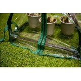 Mini Foliengewächshaus Treibhaus Pflanzenhaus - auf dem Balkon - Lotus I 43x27x31 Grindi - 4