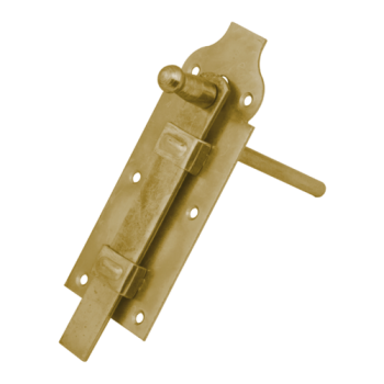 Schlossriegel mit flachem Riegel und einfachem Durchgang 160x65 mm - WP DMX - 1