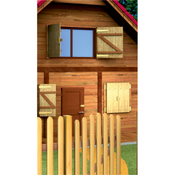 Schlossriegel mit flachem Riegel und einfachem Durchgang 160x65 mm - WP DMX - 4