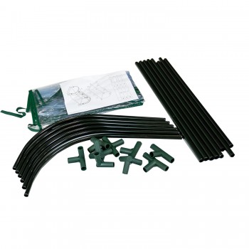 Mini Foliengewächshaus Treibhaus Pflanzenhaus - auf dem Balkon 130x60x50 Grindi - 9