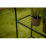 Foliengewächshaus Treibhaus Pflanzenhaus mit Regal - 143x73x195 Transparent Grindi - 5 Foliengewächshaus Treibhaus Pflanzenhaus mit Regal - 143x73x195 Transparent Grindi - 5