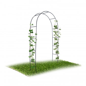 Gartenbogen, Blumenpergola 140x38x240 - Rosa I Grindi - 4