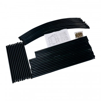 Gartenbogen, Blumenpergola 140x38x240 - Rosa I Grindi - 5