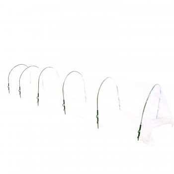 Mini Foliengewächshaus Treibhaus Pflanzenhaus Gartentunnel - Agnes I 300X60 Grindi - 1